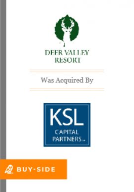 Deer Valley Resort was acquired by KSL Capital Partners