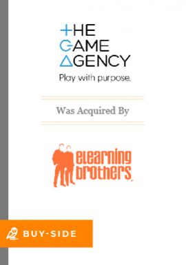 The Game Agency was acquired by elearning brothers