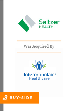 Saltzer Health was acquired by Intermountain Healtchare