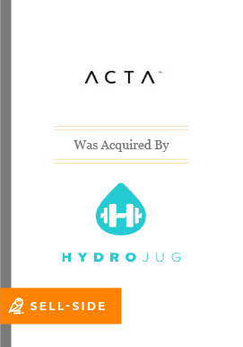 Acts was acquired by HydroJug