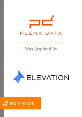Plena Data was acquired by Elevation