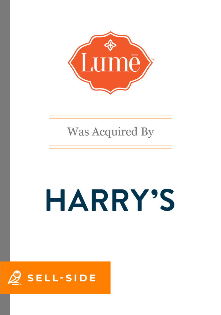 Lume was acquired by Harry's