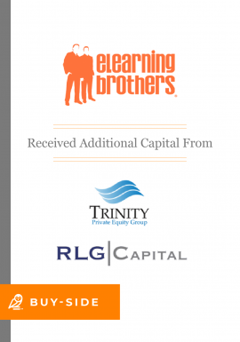 Elearning received additional capital from Trinity Private Equity Group, RLG Capital